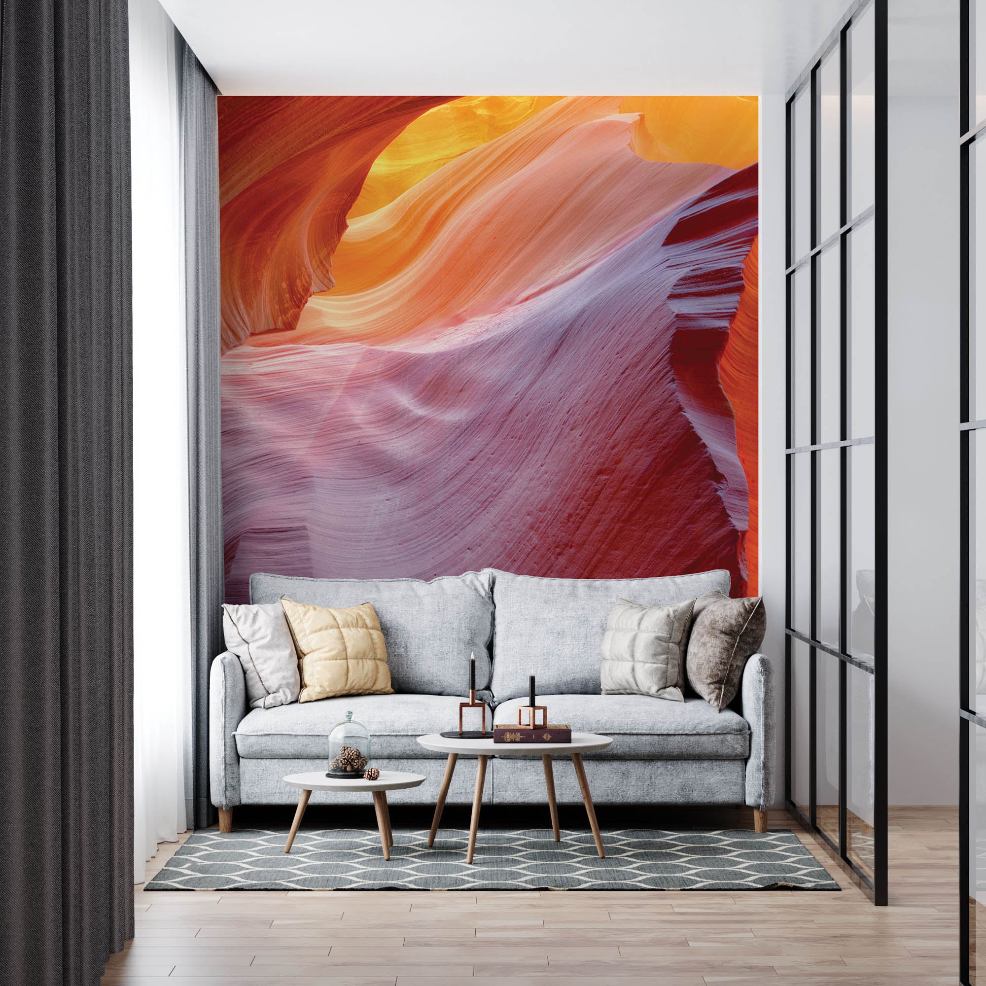 Zandsteen in Antelope Slot Canyon - LW00107 Fotobehang