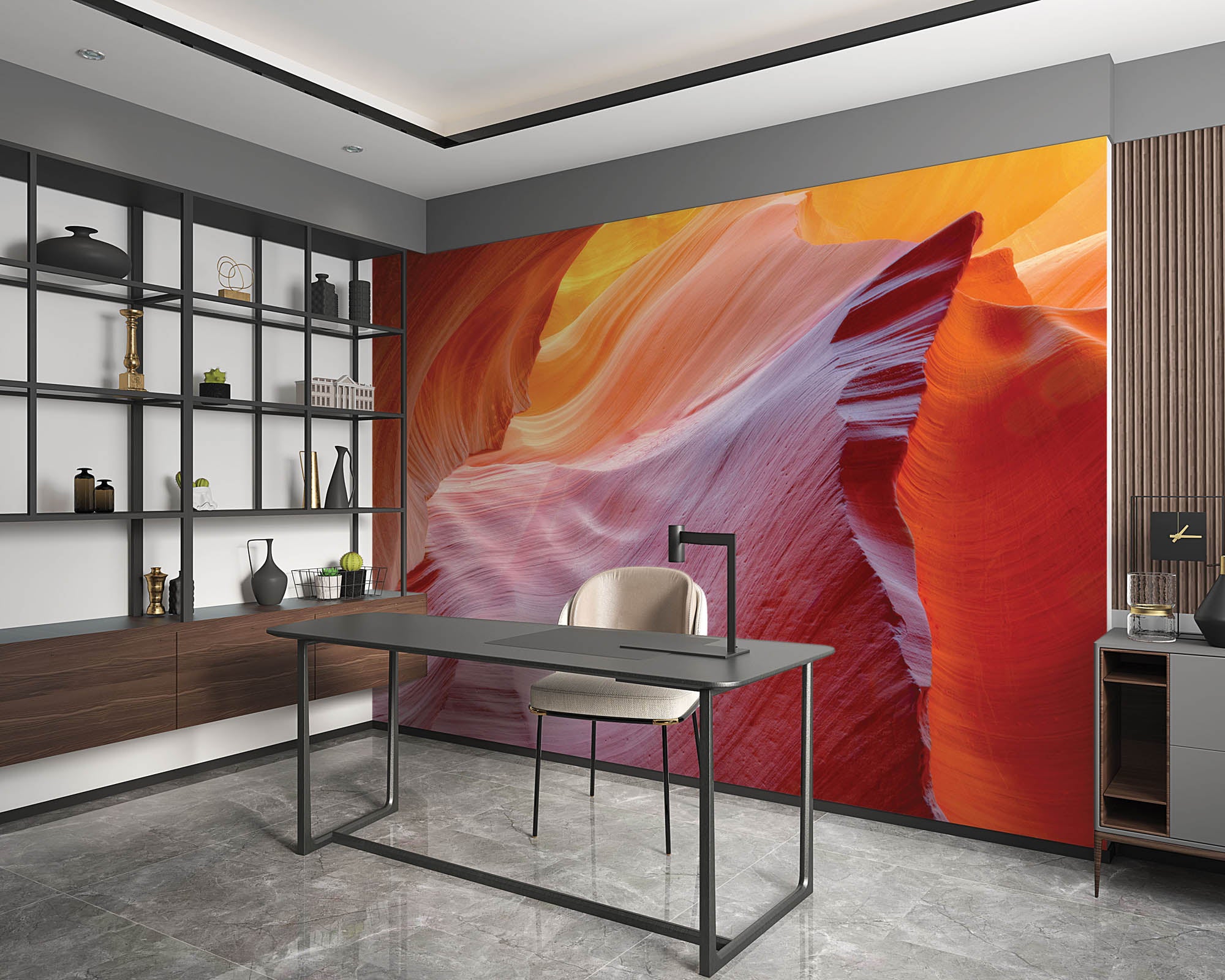 Zandsteen in Antelope Slot Canyon - LW00107 Fotobehang