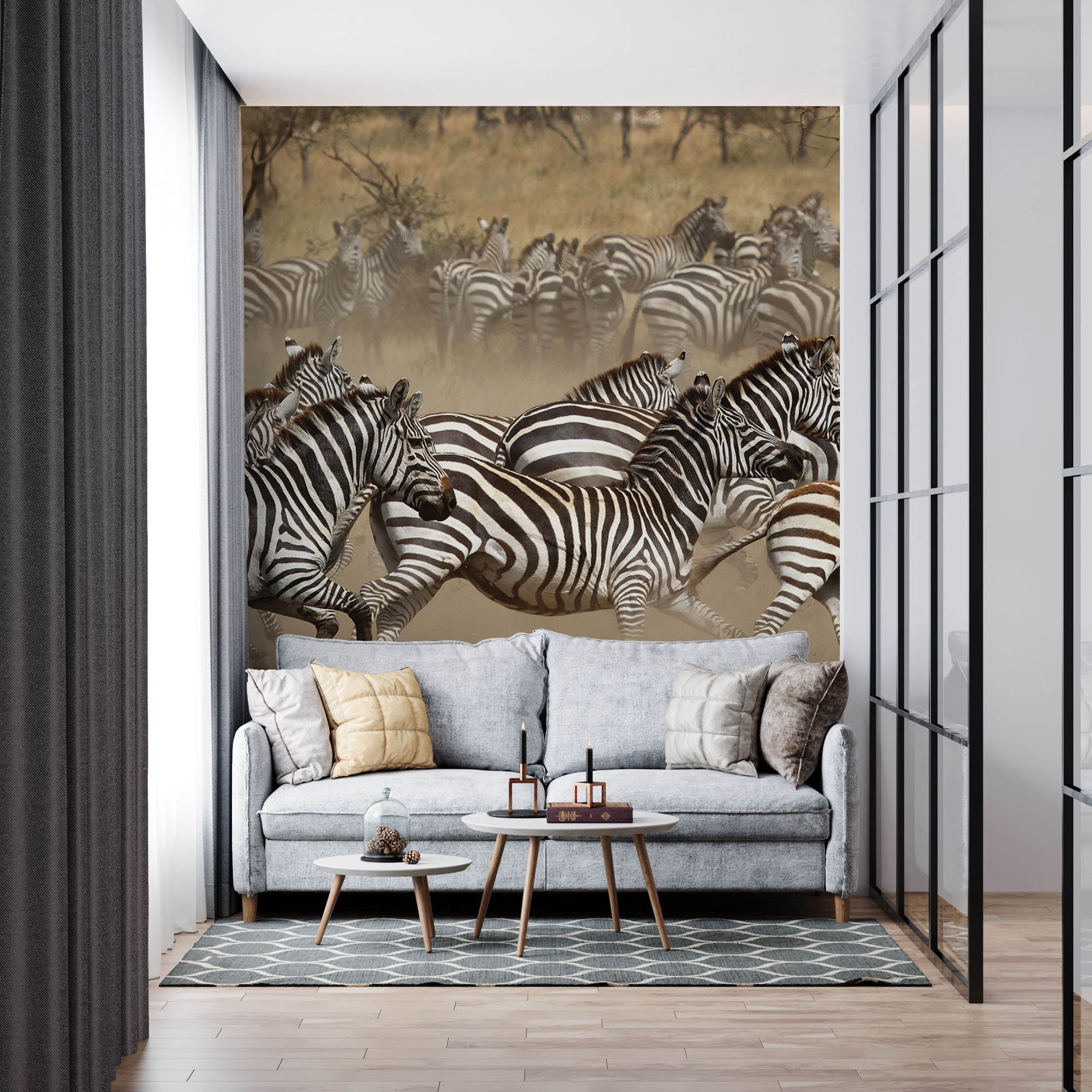 Zebra's  - LW00159 Fotobehang