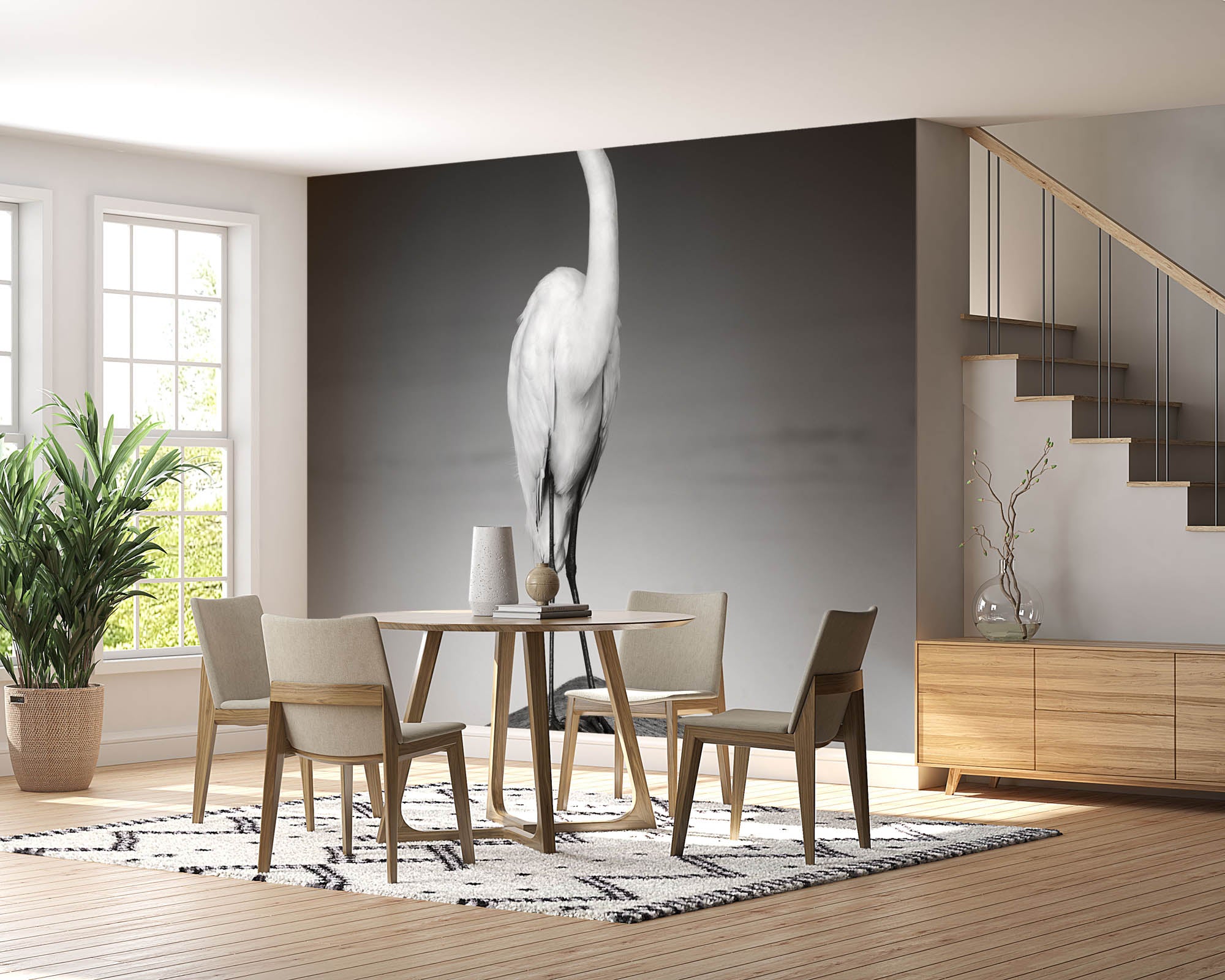 Zilverreiger  - LW00207 Fotobehang