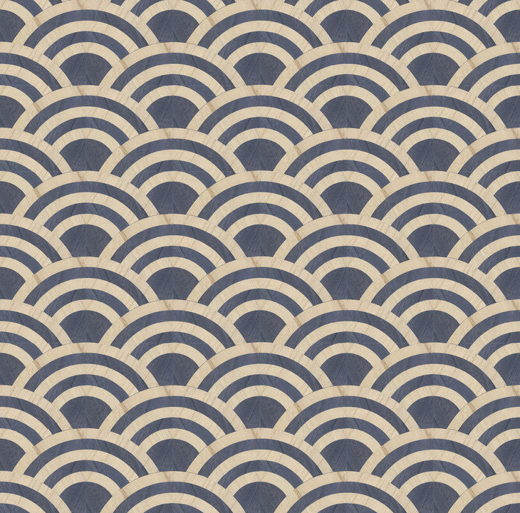 Arte Moooi Wallcoverings Tokyo Blue Lucky O's MO3043